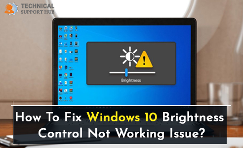 windows 10 brightness control not working