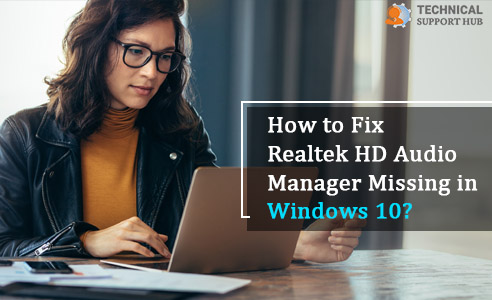 realtek hd audio manager windows 10 missing