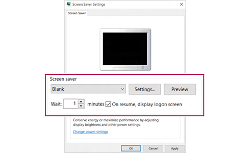 screensaver windows 10 not working