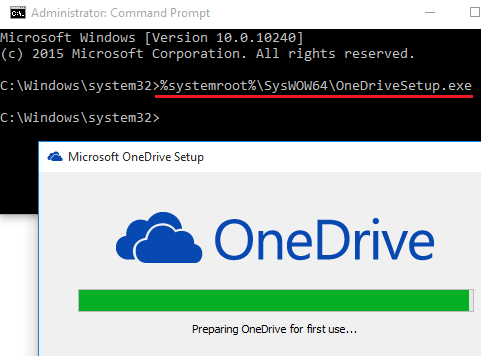how to install onedrive on windows 7