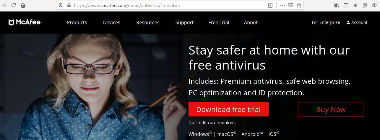 mcafee antivirus free download 32 bit