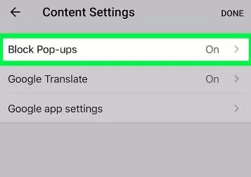 How to Stop Pop Ups in Google Chrome