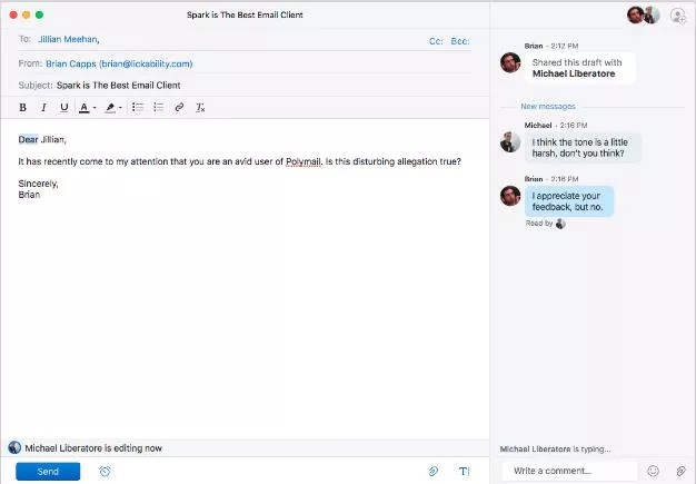 Email Collaboration With CC