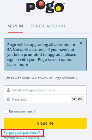 Club Pogo Login