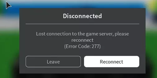 Roblox Error Code 277