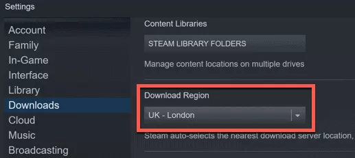 Increase Download Speeds on Steam