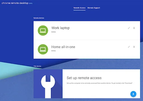 Use Chrome Remote Desktop for Business